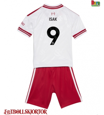 Liverpool Alexander Isak #9 Borta Kläder Barn 2026-27 Kortärmad (+ Korta byxor)